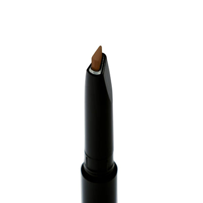 Retractable eyebrow pencil for defining and filling