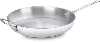 Cuisinart Chef's Classic stainless steel skillet side view