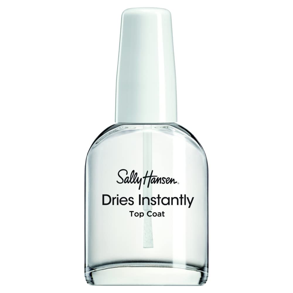 Sally Hansen clear top coat bottle for glossy manicure finish
