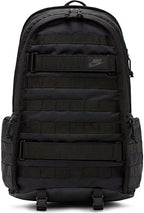 Nike padded back backpack detail