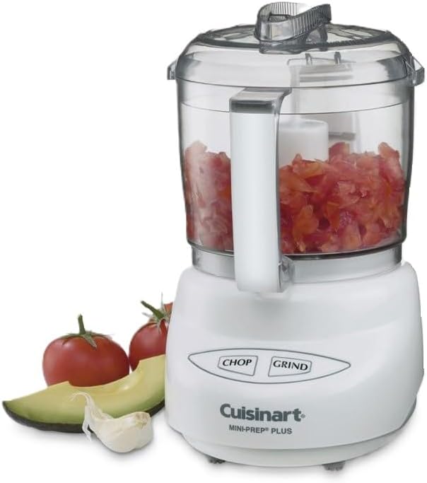 Mini food processor for chopping herbs and vegetables