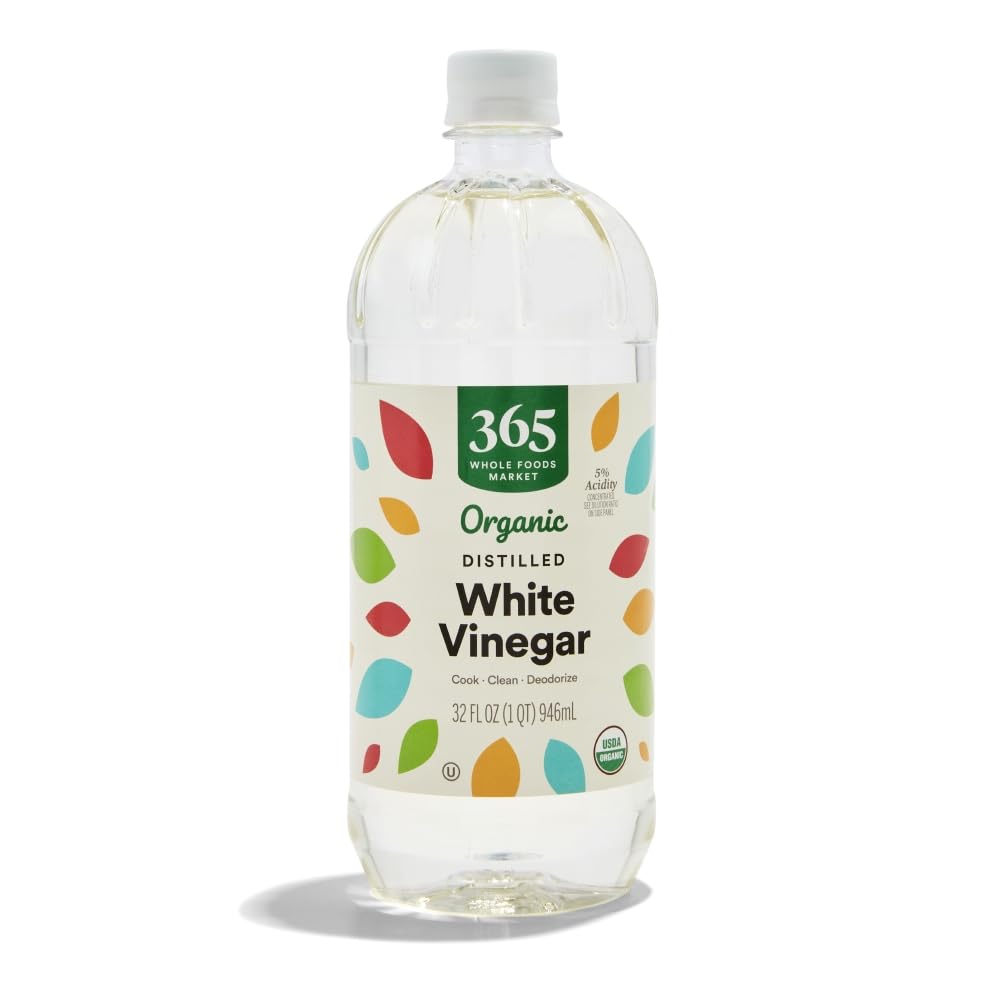 Organic white distilled vinegar 32 fl oz front label