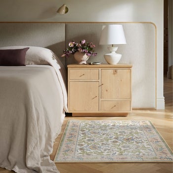 Ruggable Maribel beige flatwoven washable 3 x 5 rug
