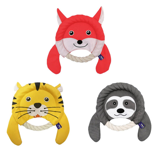 PawsPik 2-in-1 flying disc and tug toy