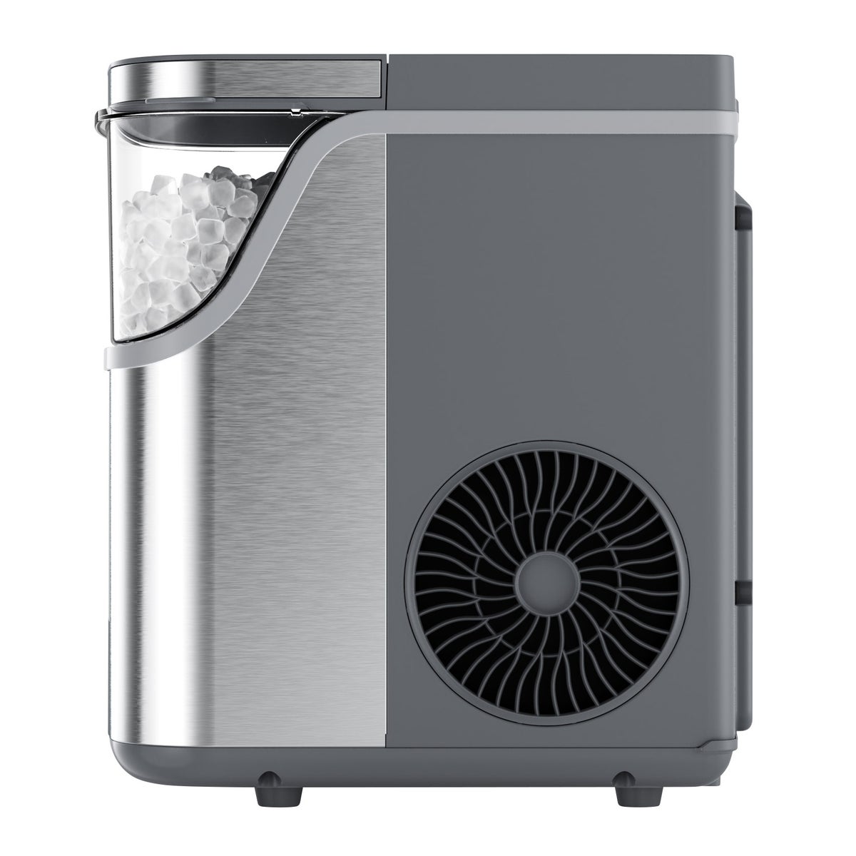 Compact Frigidaire Gallery ice maker for countertop use