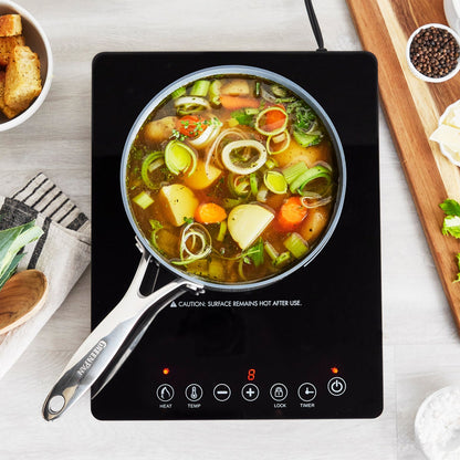 GreenPan induction cooktop with LED display