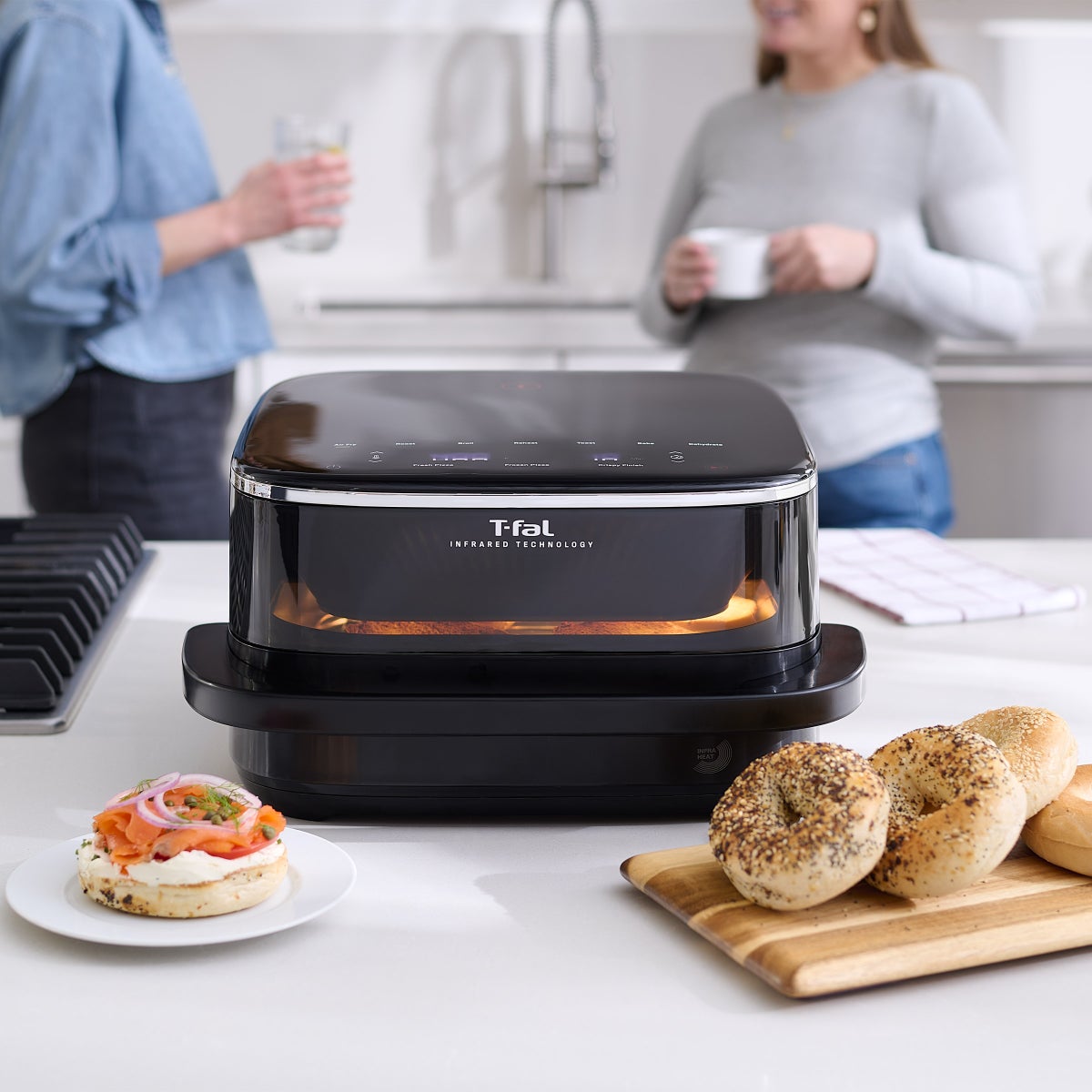 T-fal Surface XXL 6.3 qt infrared air fryer black