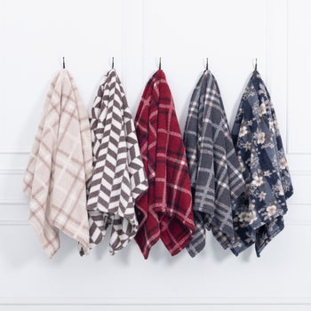 Berkshire gray ultra plush throw blanket