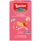 Loacker classic strawberry crispy wafers 12 count