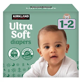 Kirkland Signature diapers everyday baby care packaging