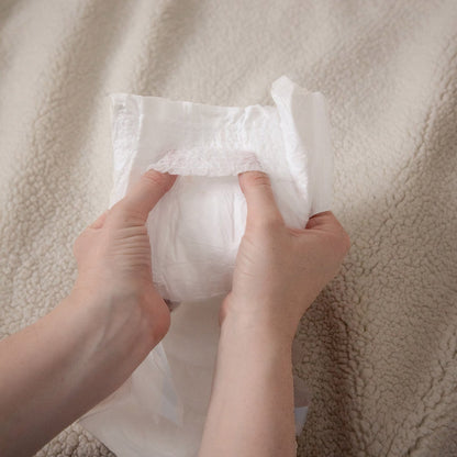 Kirkland Signature diaper hypoallergenic liner detail