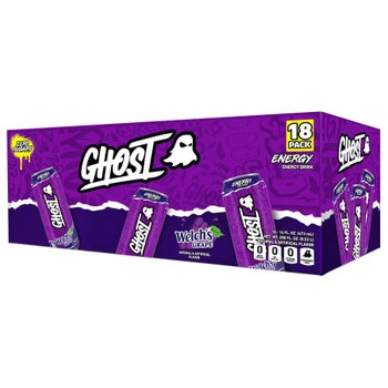 Ghost Energy Drink Welch's Grape 16 fl oz 18-count pack