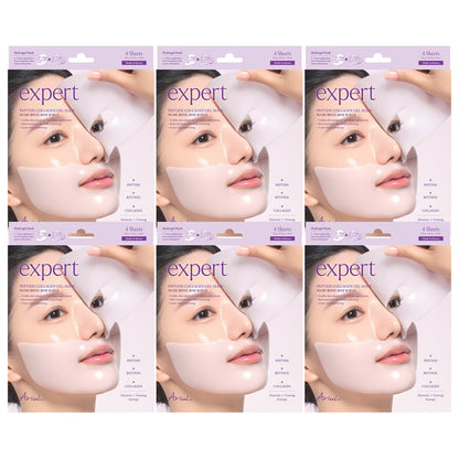Ariul peptide collagen hydrogel mask set 6-pack
