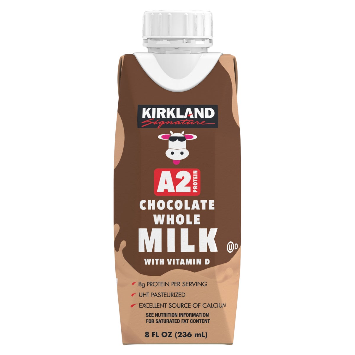 Kirkland Signature A2 chocolate milk beverage pack