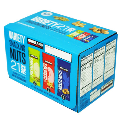 Portable nut snack packs for on-the-go snacking