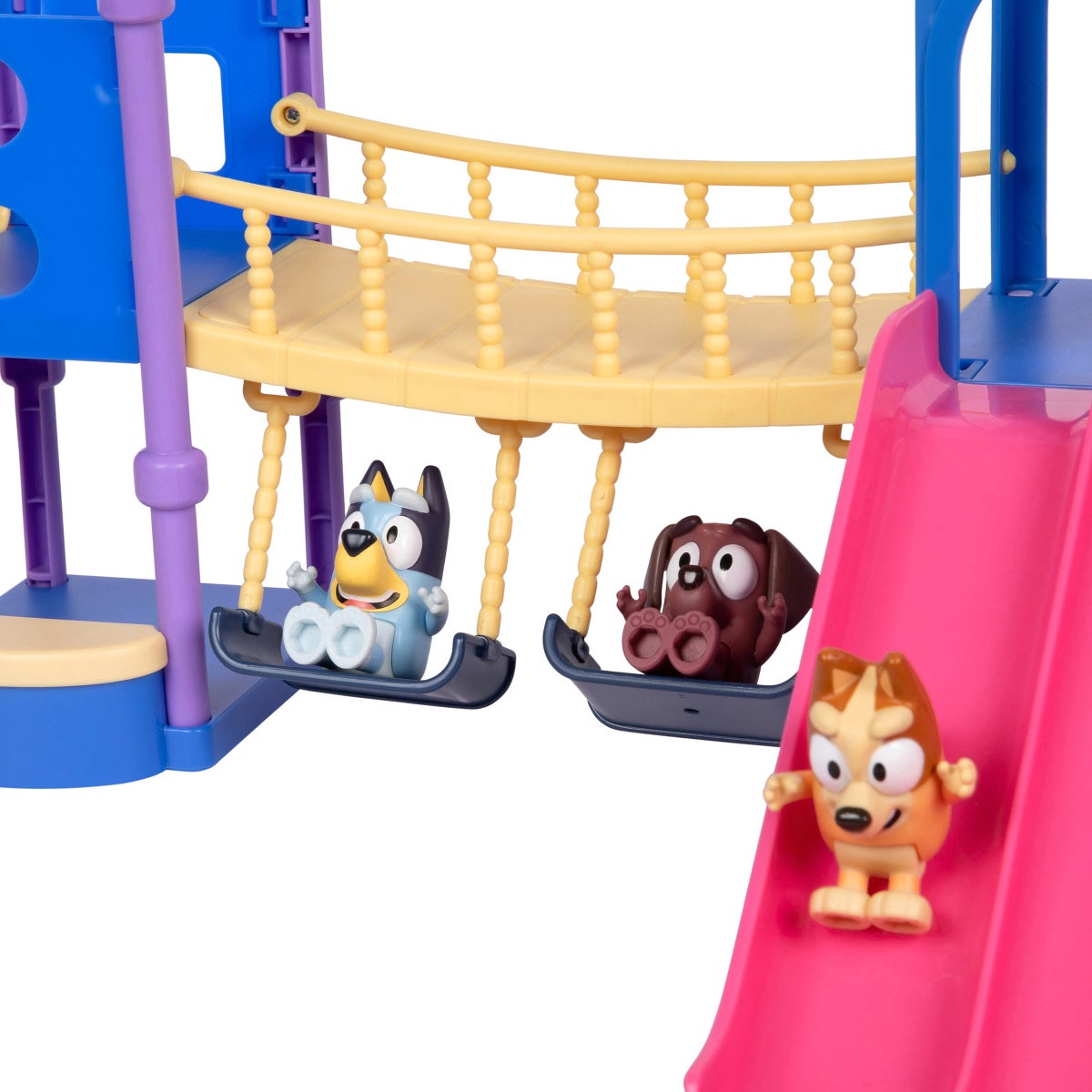 Bluey characters included in playground set