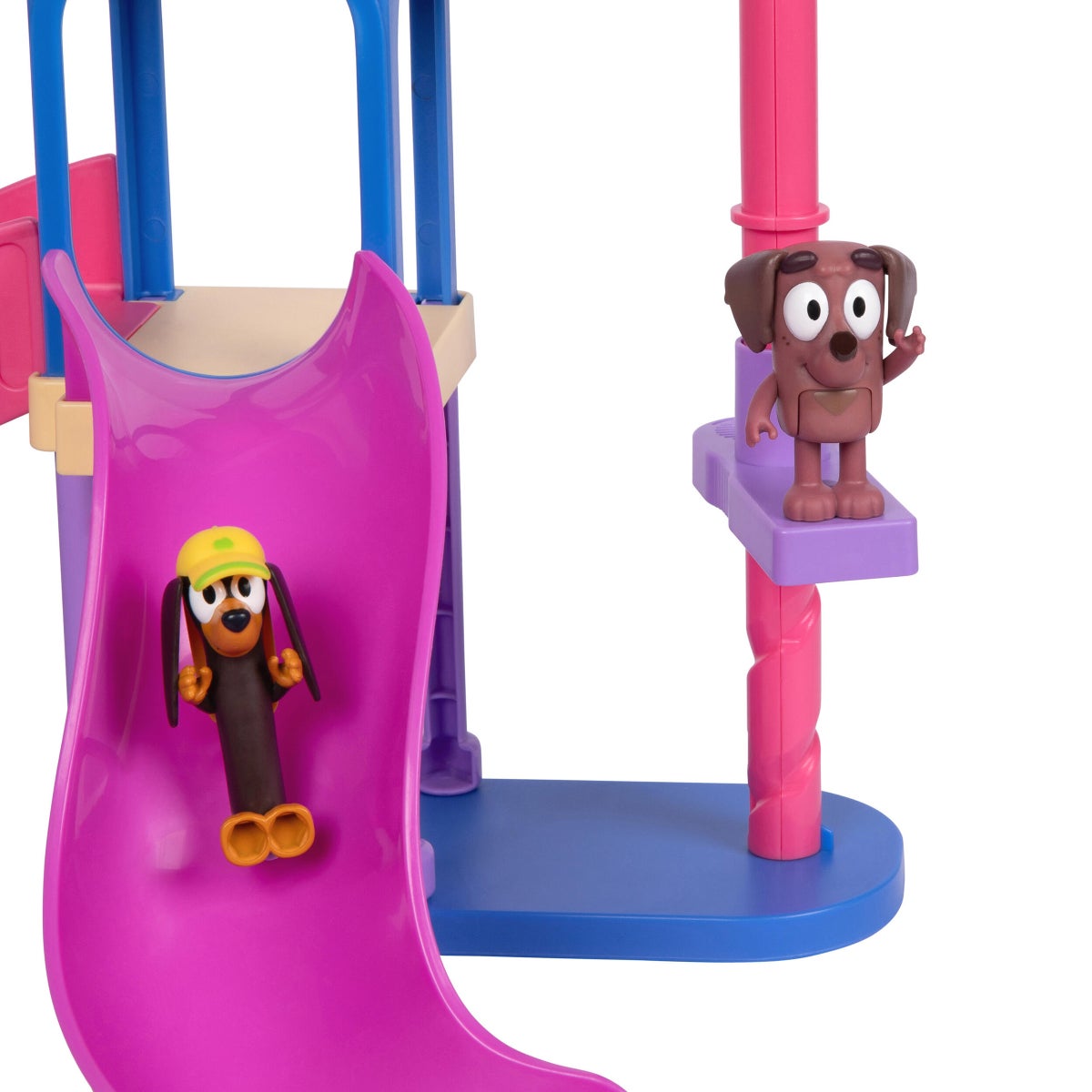 Colorful Bluey playground toy set