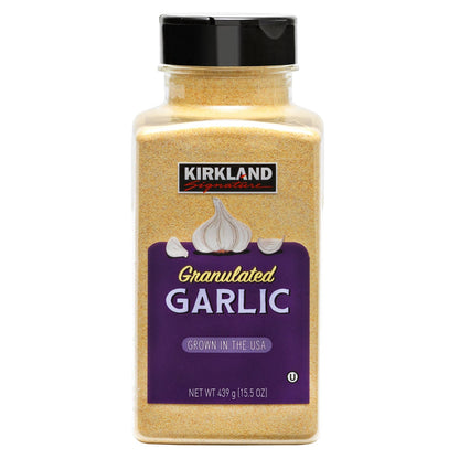 Kirkland Signature granulated garlic 15.5 oz container