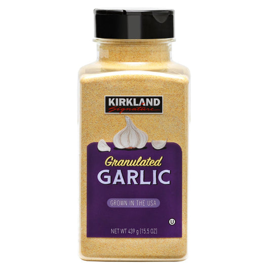Kirkland Signature granulated garlic 15.5 oz container