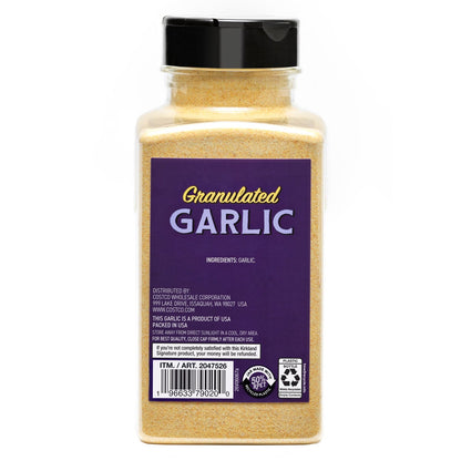 Kosher USA-grown granulated garlic seasoning