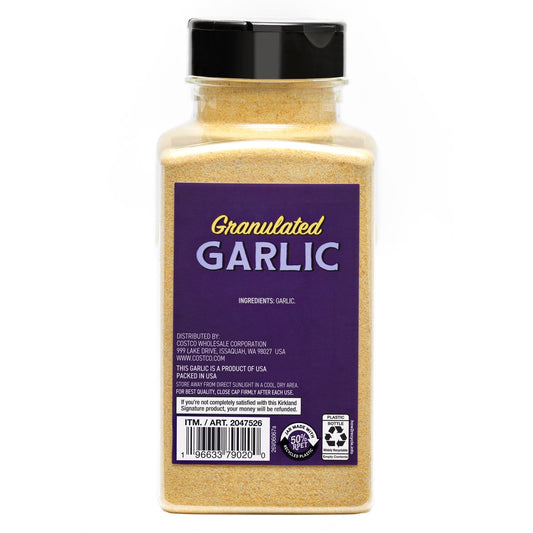 Kosher USA-grown granulated garlic seasoning