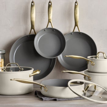 GreenPan Jewel Pro green 11-piece ceramic nonstick cookware set