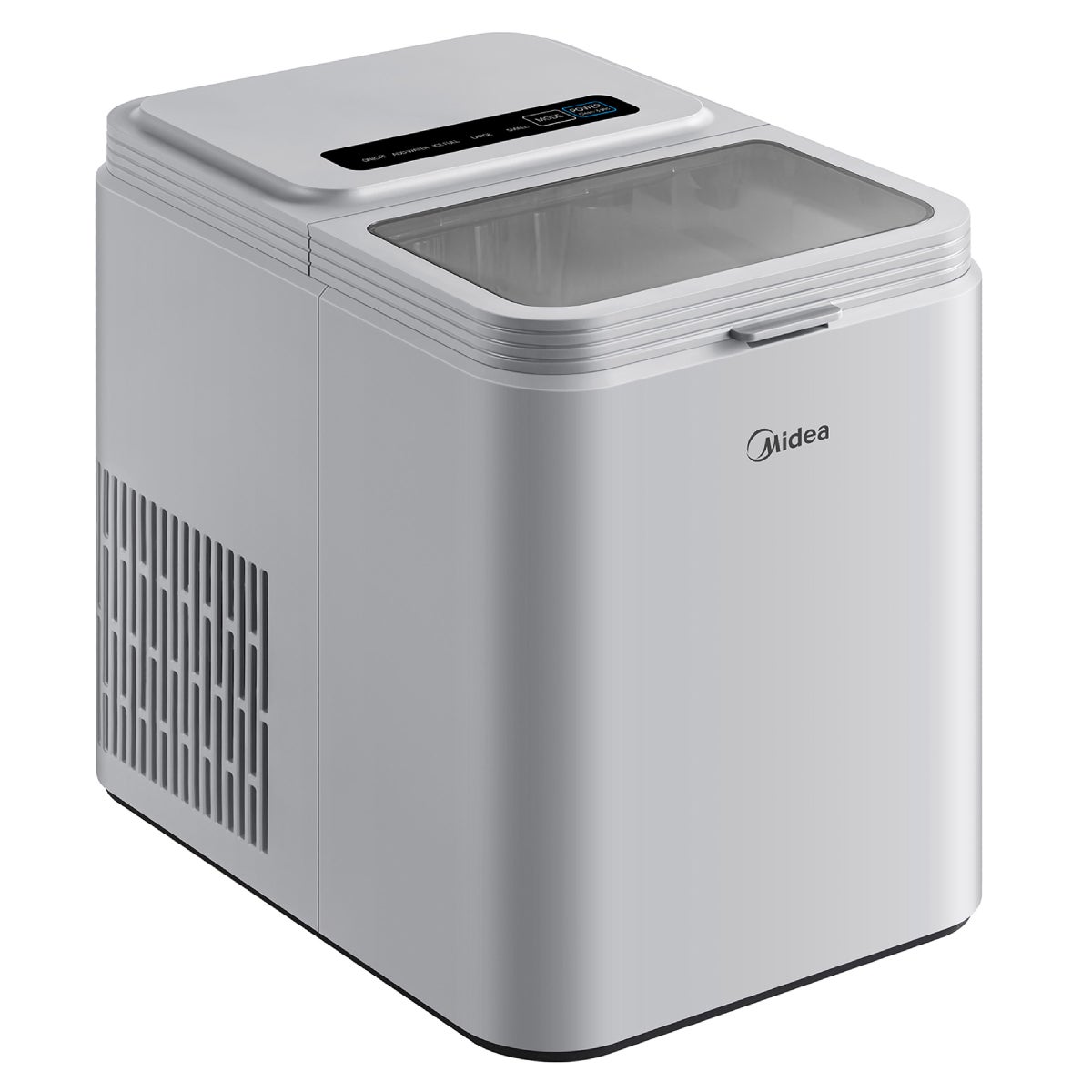 Midea ice maker removable ice basket detail