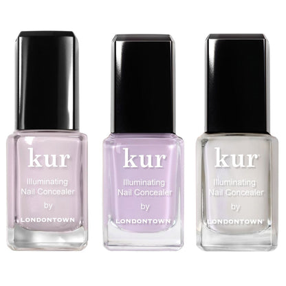 Londontown illuminating nail concealer trio with three shades