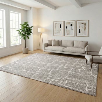 Gertmenian Turin Marais Gray 6’6” x 9’ area rug
