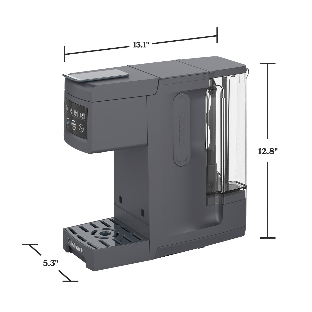 Cuisinart brewer with adjustable drip tray