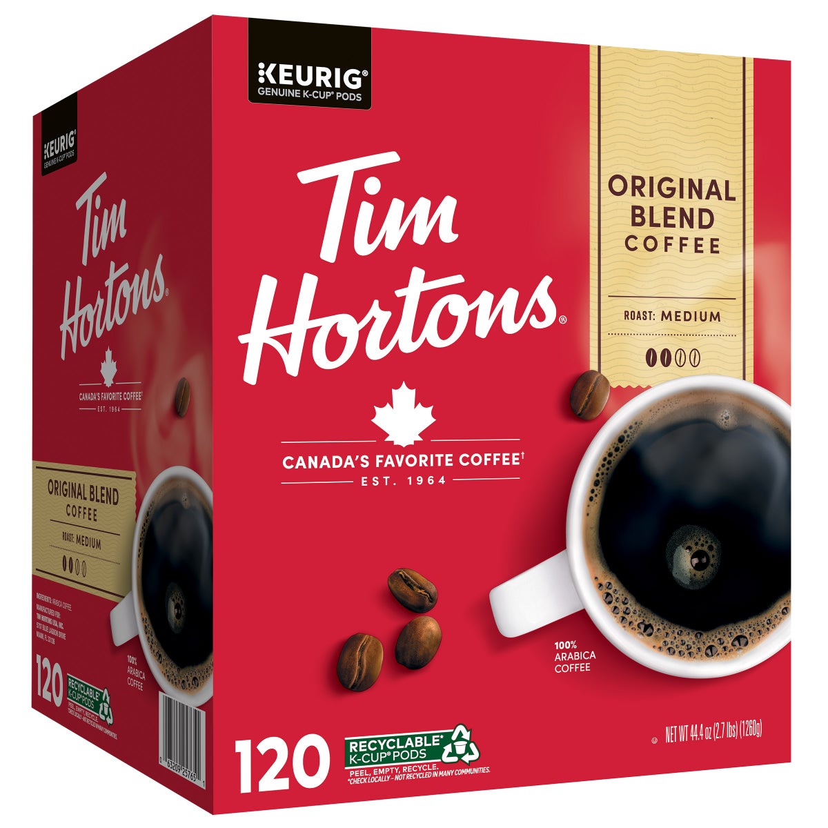 Single serve Tim Hortons coffee pods for Keurig