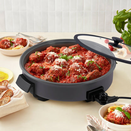 Dash ceramic nonstick electric skillet for family meals