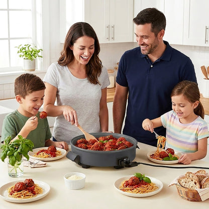 Dash countertop skillet for sautéing and simmering