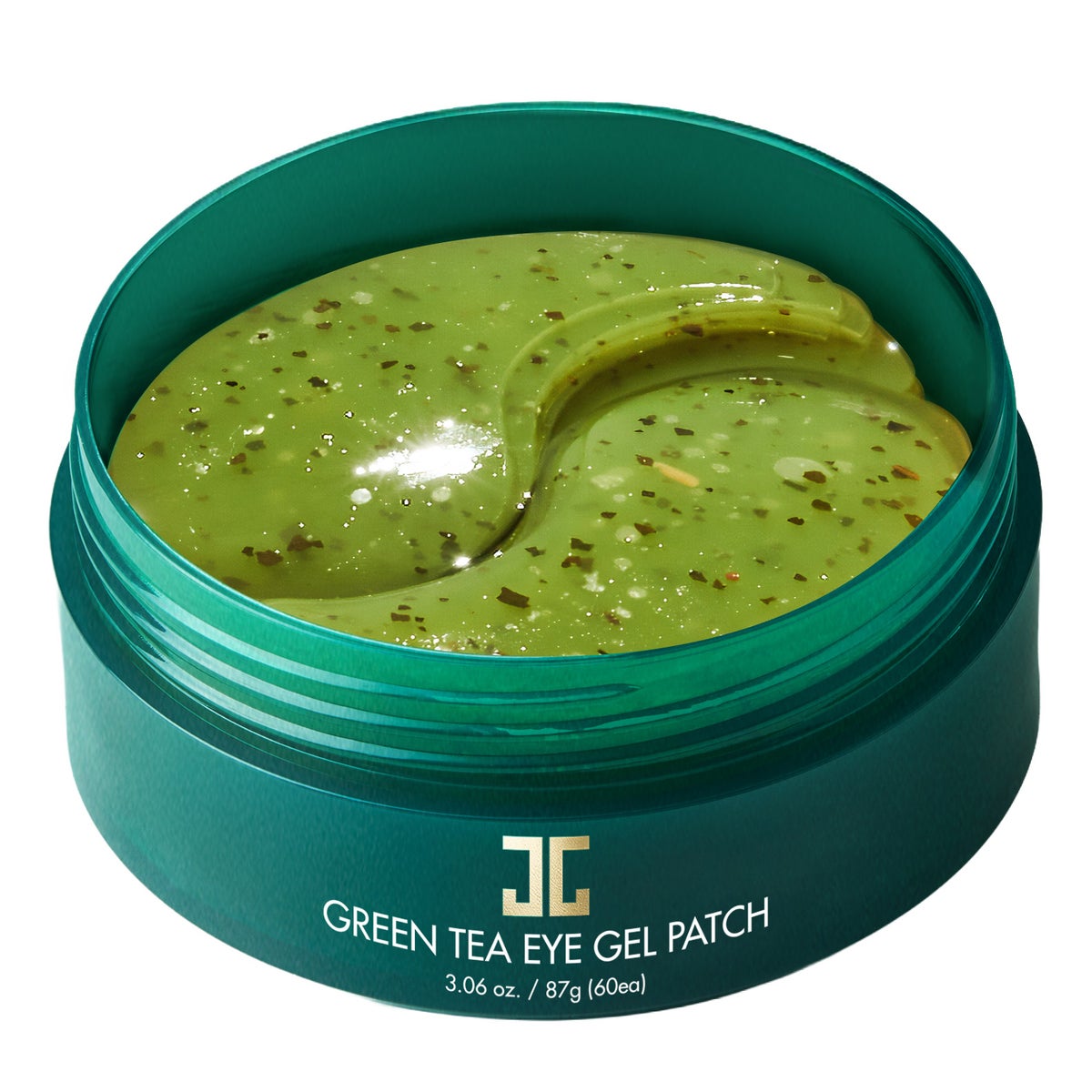 Green tea eye gel patches for targeted skincare