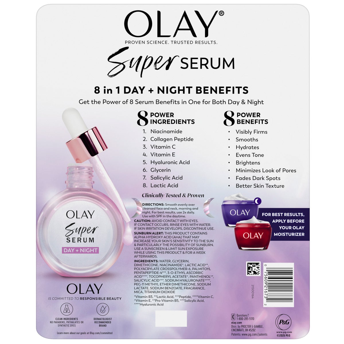 Olay Super Serum 8 in 1 0.845 fl oz 2-pack