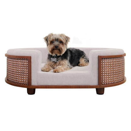 Stylish indoor pet bed for cats and dogs