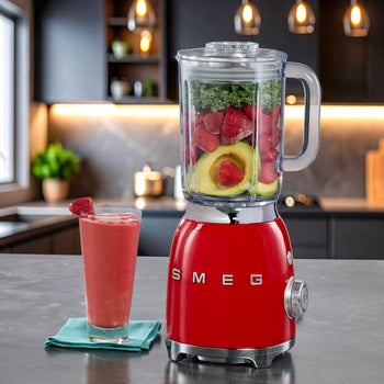 SMEG red 50s style retro blender