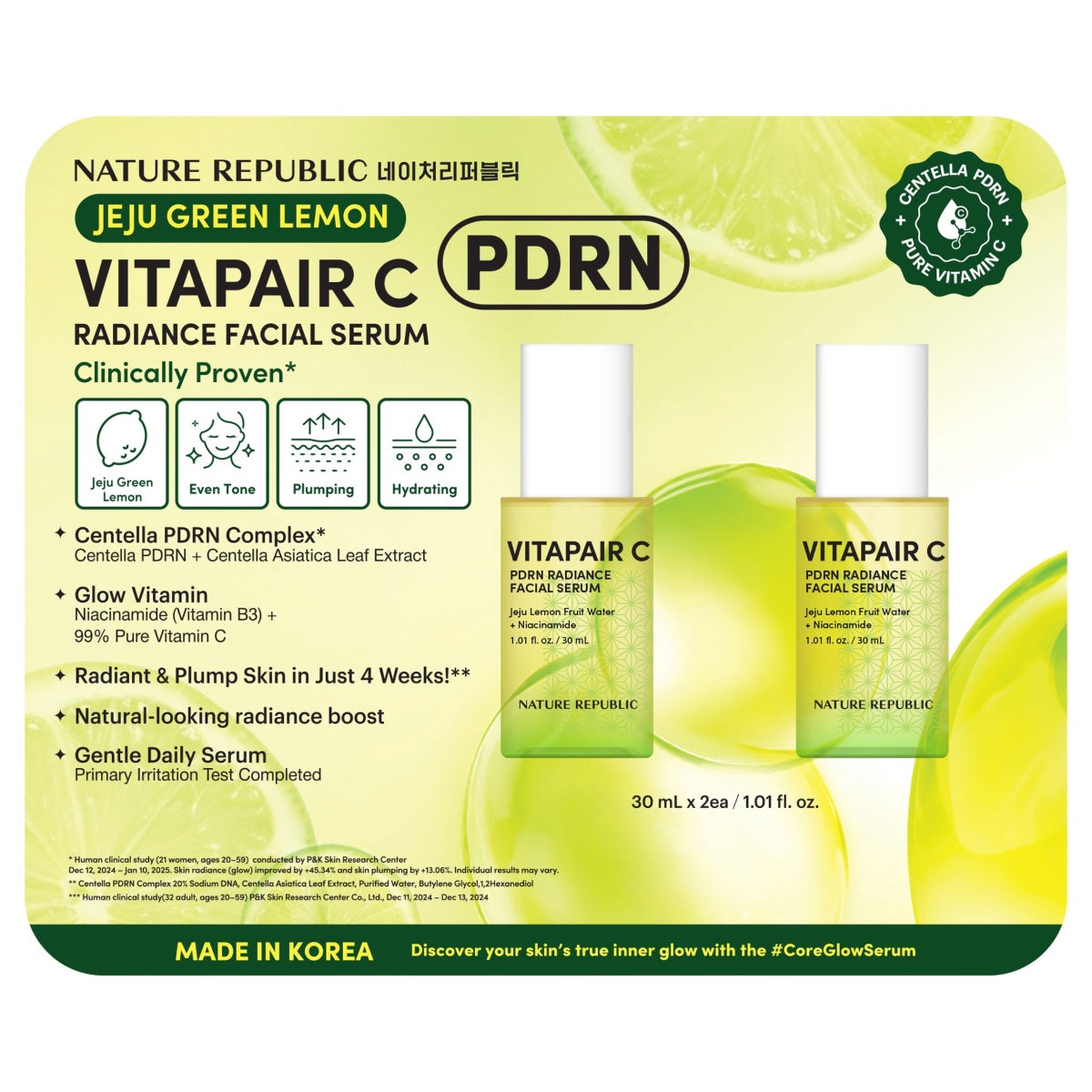 Nature Republic Vitapair C PDRN Radiance Serum 2-pack