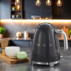 Retro SMEG kettle with polished finish