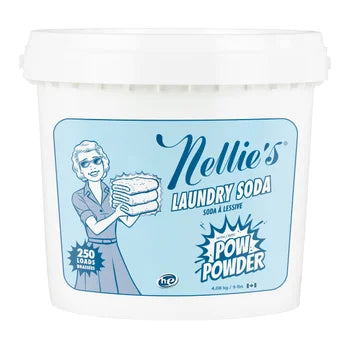 Nellie's Laundry Soda with POW Powder 250 loads unscented