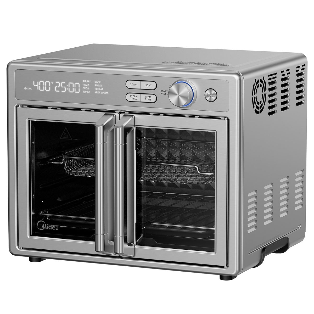 French door air fryer oven for family meals