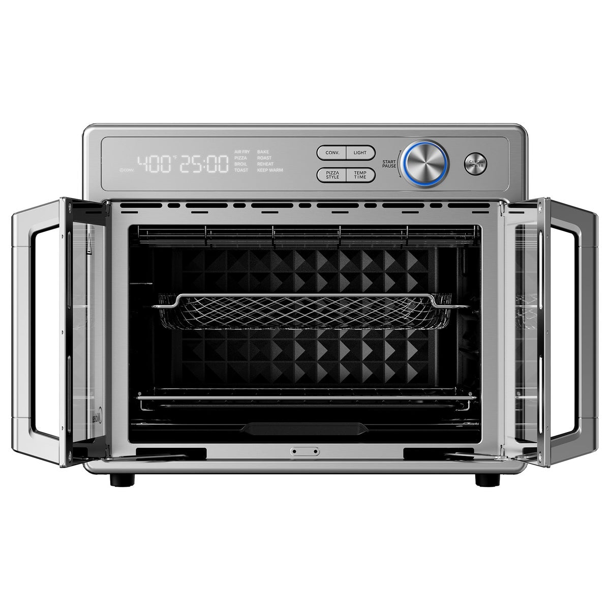 Midea Flexify Pro oven interior with rack levels
