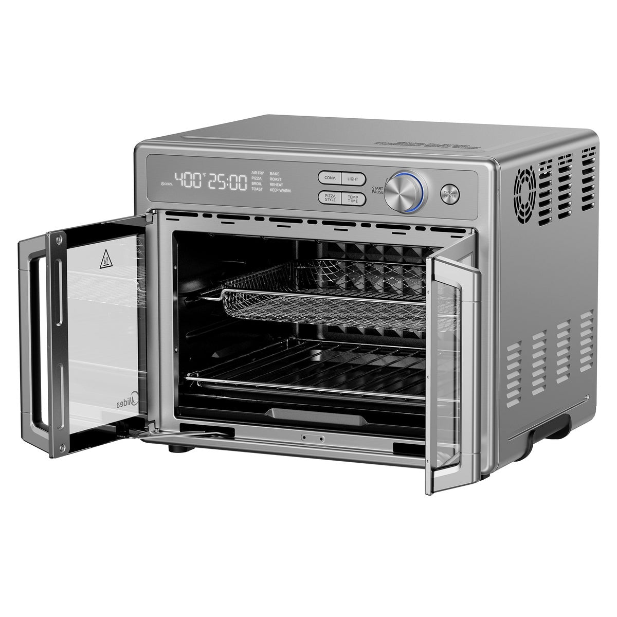 Midea Flexify Pro air fryer toaster oven front view
