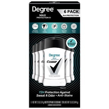 Degree Men Max Protection+ antiperspirant deodorant 6-pack