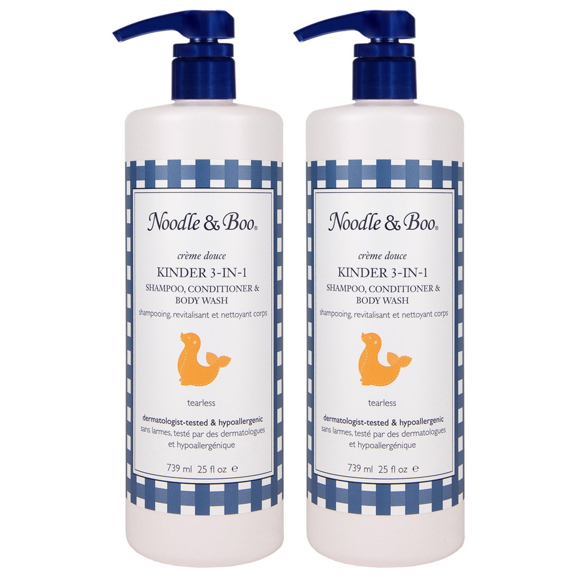 Noodle & Boo Kinder 3-in-1 shampoo conditioner body wash 2-pack