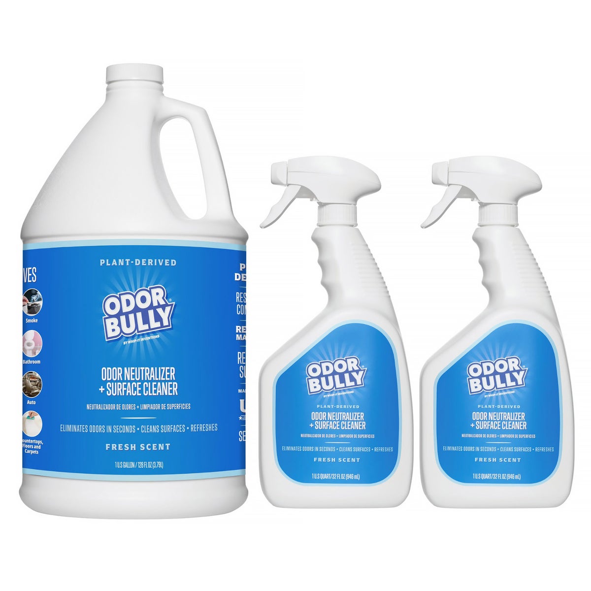 Odor Bully fresh odor neutralizer surface cleaner bundle