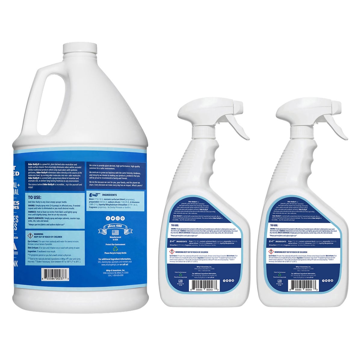 Odor Bully spray bottle cleaner for home surfaces