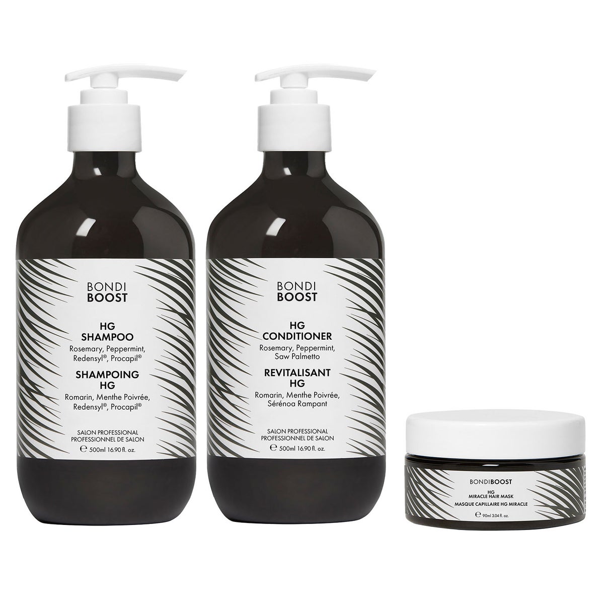 Bondi Boost intensive anti-thinning hair care bundle