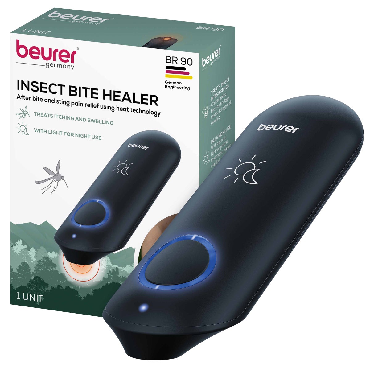 Beurer BR90 insect bite healer with LED light