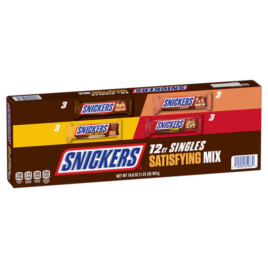 Snickers Satisfying Mix Variety Pack 12-count assortment